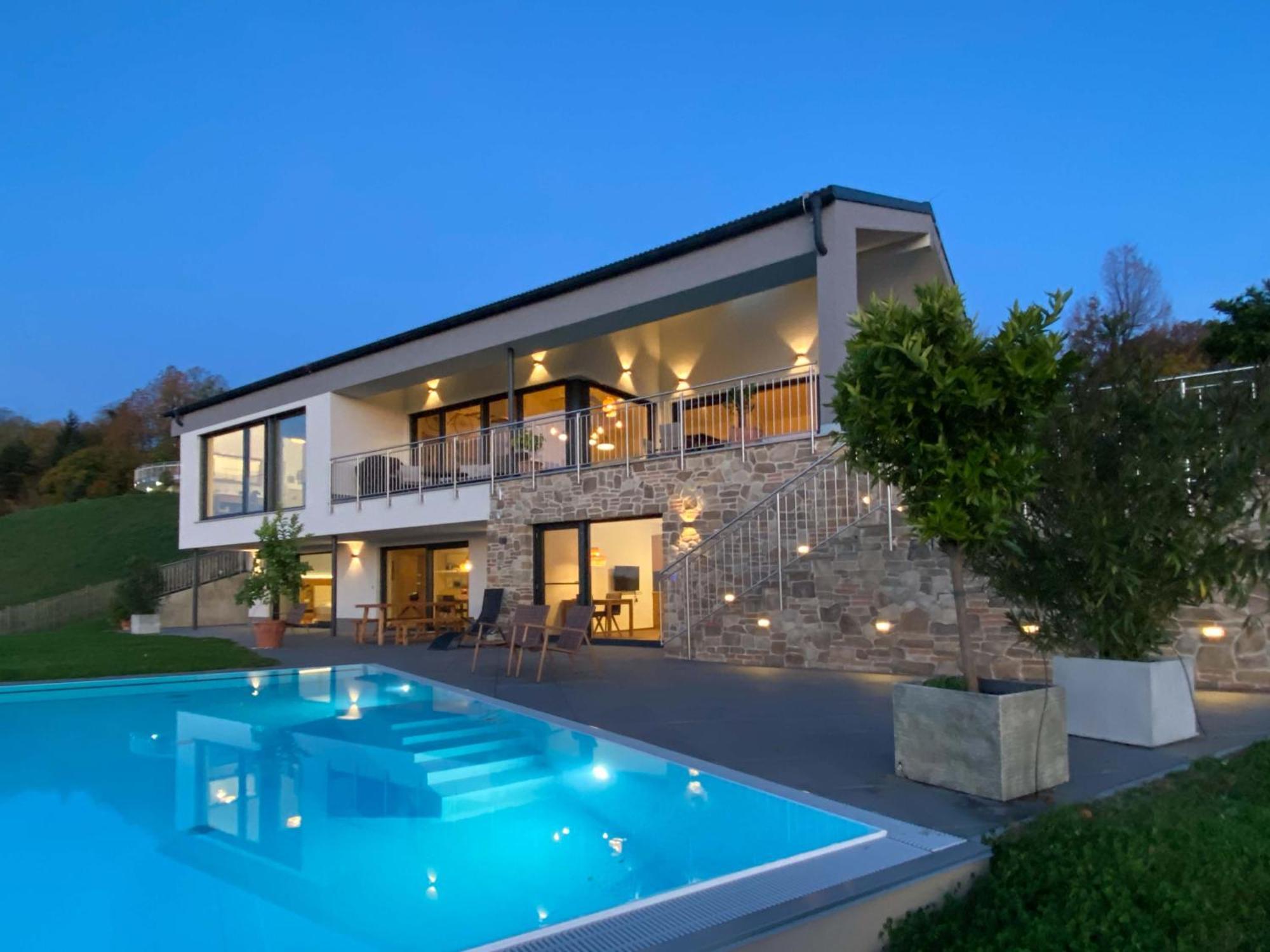 Greim15 --- Ganzes Ferienhaus Mit Fernsicht, Pool, Wellness ดอยช์แลนด์แบร์ก ภายนอก รูปภาพ