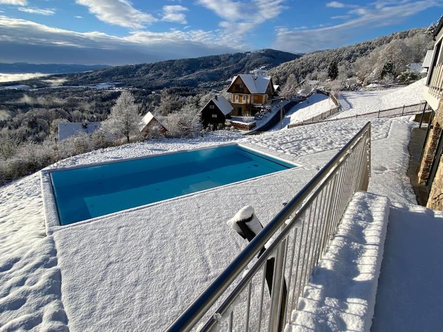 Greim15 --- Ganzes Ferienhaus Mit Fernsicht, Pool, Wellness ดอยช์แลนด์แบร์ก ภายนอก รูปภาพ