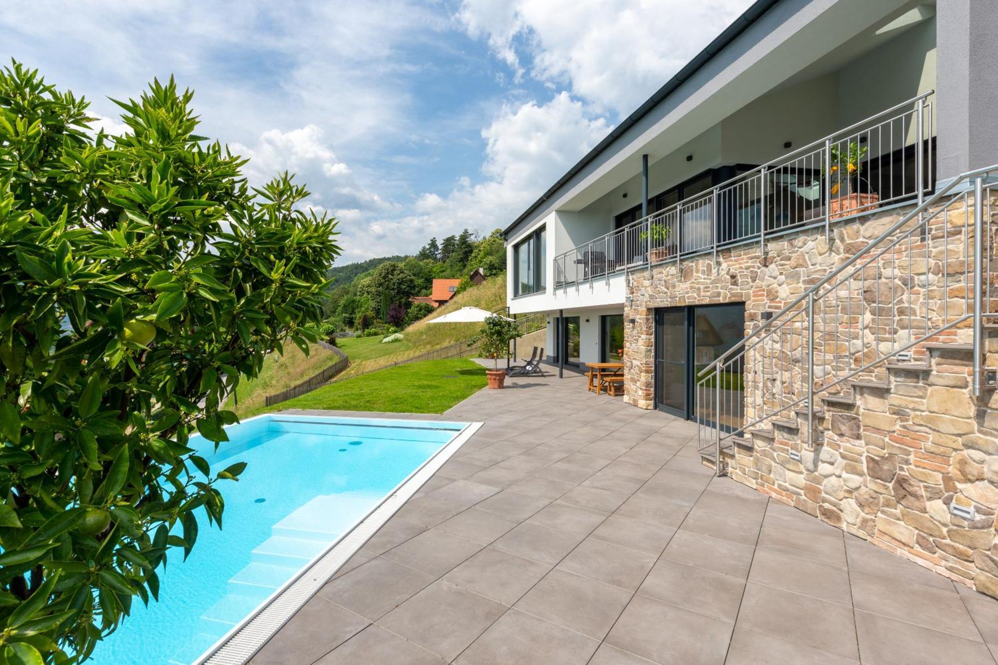 Greim15 --- Ganzes Ferienhaus Mit Fernsicht, Pool, Wellness ดอยช์แลนด์แบร์ก ภายนอก รูปภาพ