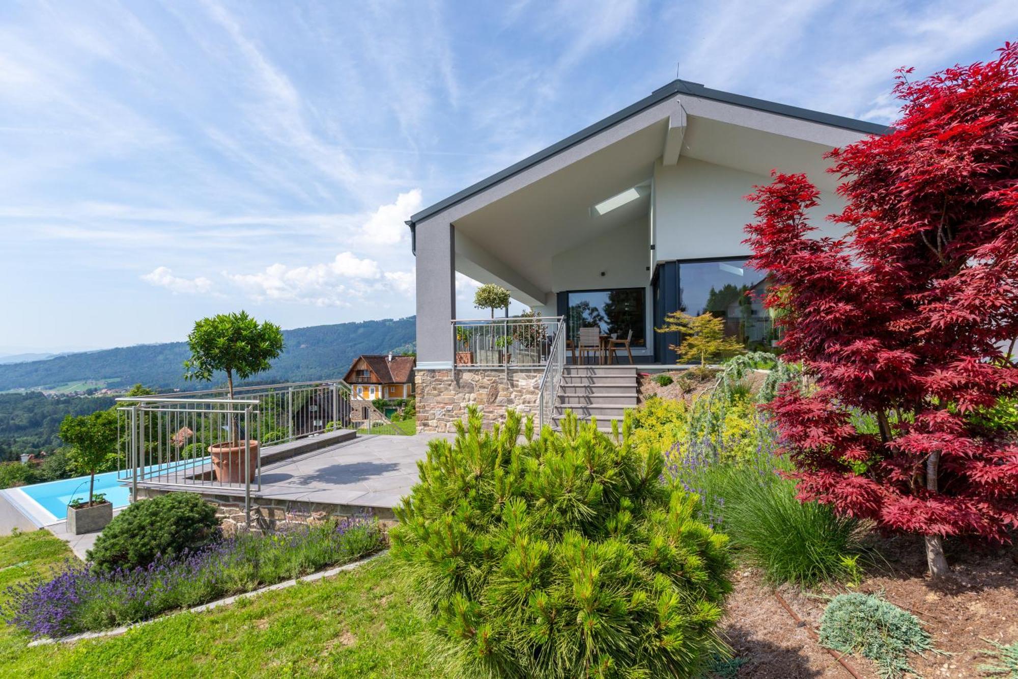 Greim15 --- Ganzes Ferienhaus Mit Fernsicht, Pool, Wellness ดอยช์แลนด์แบร์ก ภายนอก รูปภาพ